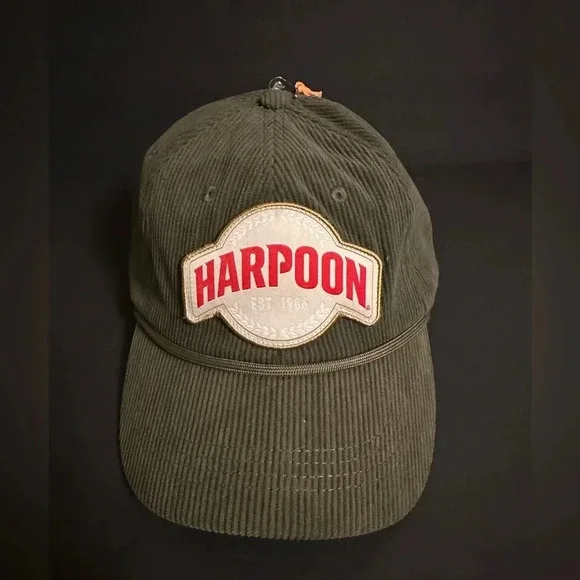 Harpoon Brewery Adjustable Baseball Cap Hat Logo Patch Rope Est. 1986 - Picture 2 of 9
